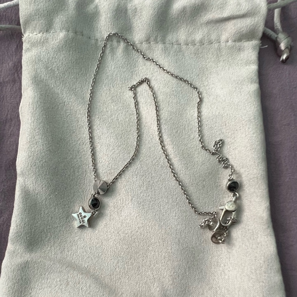 Gucci Star Sterling Silver Necklace